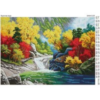Схема для вишивки бісером “Бурхлива вода”