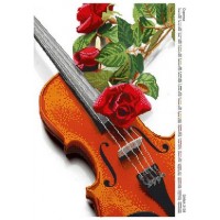 Схема для вишивки бісером “Скрипка”