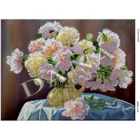 Схема для вишивки бісером “Сонячні піонії”