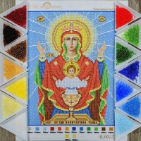N-0027 Богородиця Невипивана Чаша А4. Набір з бісером