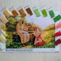 N-0030 Ісус і самаритянка. Набір з бісером