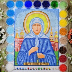 N-0032 Свята Блаженна Матрона А4. Набір з бісером