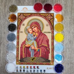 N-0072 Богородиця Почаївська А5. Набір для вишивки бісером