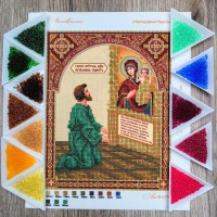 N-0176 Богородиця Несподівана Радість А4. Набір для вишивки бісером