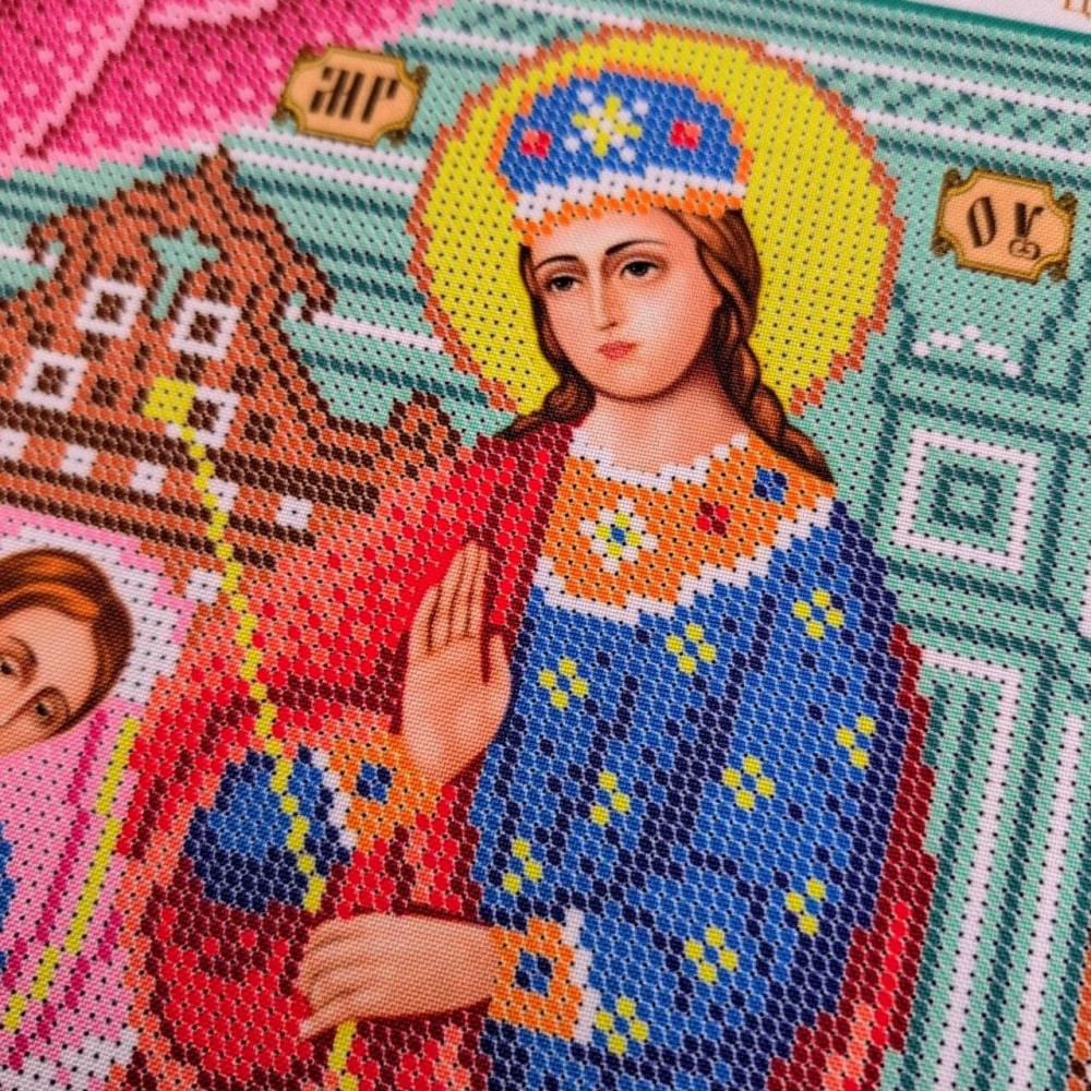 R-0209 Цілителька А3. Схема для вишивки бісером