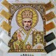 N-0216 Святий Миколай (золото) А4. Набір з бісером