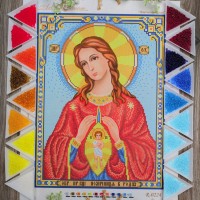 N-0224 Помічниця в родах А3. Набір з бісером