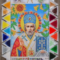 N-0332 Миколай Чудотворець А3. Набір з бісером