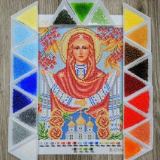 N-0384 Покрова Пресвятої Богородиці А4. Набір з бісером