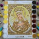 N-0407 Богородиця Остробрамська (золото) А4. Набір з бісером