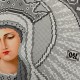 N-0409 Богородиця Остробрамська (срібло) А3. Набір з бісером
