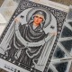 N-0416 Покрова Пресвятої Богородиці (срібло) А4. Набір з бісером
