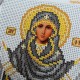 N-0518 Покрова Пресвятої Богородиці (срібно-золота) А5. Набір з бісером