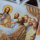 N-0534 Таємна Вечеря (срібно-золота) А4. Набір з бісером