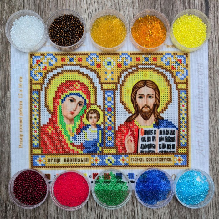 N-0609 Іконостас А5. Набір для вишивки бісером