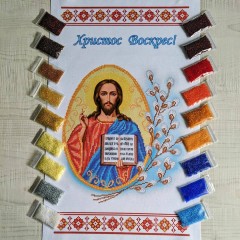 NPR-26 Великодній рушник. Набір з бісером