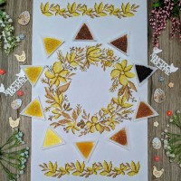 NPR-46 Великодній рушник. Набір з бісером