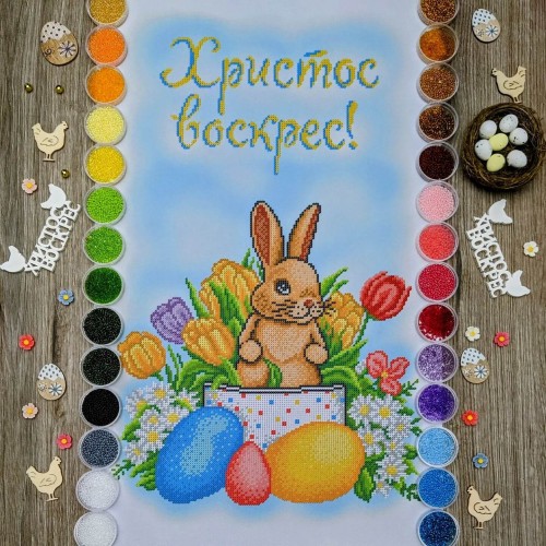 NPR-49 Великодній рушник. Набір з бісером