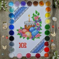 NPRD-06 Дитячий великодній рушник. Набір з бісером