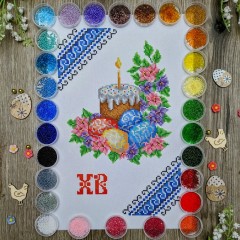 NPRD-06 Дитячий великодній рушник. Набір з бісером