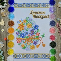NPRD-20 Дитячий великодній рушник. Набір з бісером