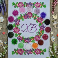 NPRD-42 Дитячий великодній рушник. Набір з бісером