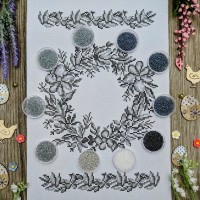 NPRD-45 Дитячий великодній рушник. Набір з бісером