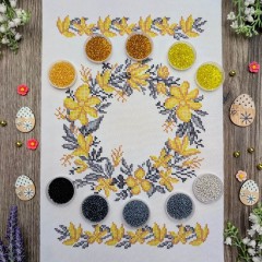 NPRD-47 Дитячий великодній рушник. Набір для вишивки бісером