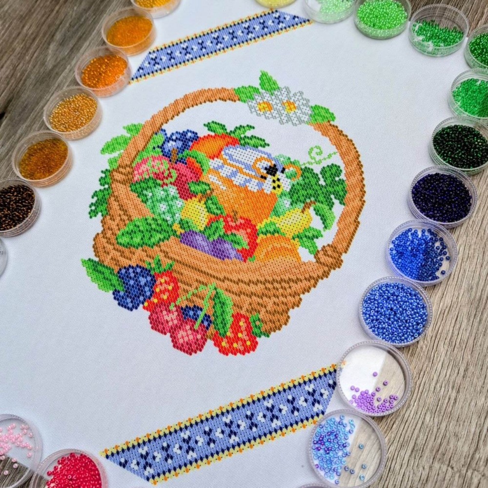 NSRD-09 Дитячий спасівський рушник. Набір для вишивки бісером