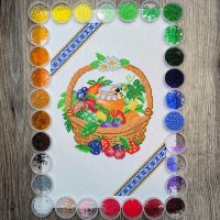 NSRD-09 Дитячий спасівський рушник. Набір для вишивки бісером