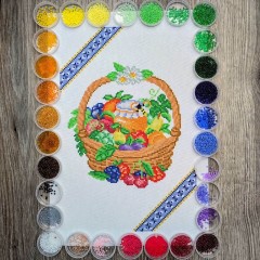 NSRD-09 Дитячий спасівський рушник. Набір для вишивки бісером