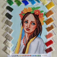 NW-0599 Українка. Набір з бісером
