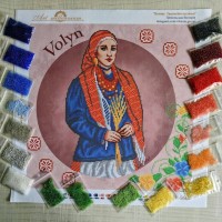 NW-0607 Волинь. Традиційні костюми України. Набір з бісером
