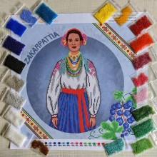 NW-0611 Закарпаття. Традиційні костюми України. Набір з бісером