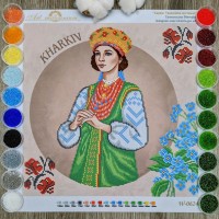 NW-0624 Харків. Традиційні костюми України. Набір з бісером