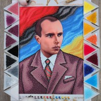 NW-0707 Степан Андрійович Бандера А3. Набір з бісером