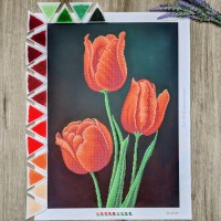 NW-0749 Вогняні тюльпани А2. Набір з бісером