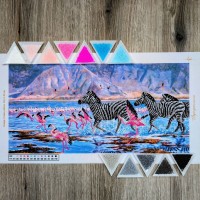 NW-278 Зебри. Набір для вишивки бісером