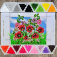 NW-295 Квіти. Набір для вишивки бісером