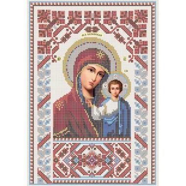 R-0021 Казанська ікона Божої Матері А4 (орнамент). Схема вишивки