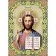 R-0047 Господь Вседержитель А4 (дубове листя). Схема для вишивки бісером