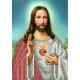 R-0058 Пресвяте Серце Ісуса А5. Схема для вишивки бісером