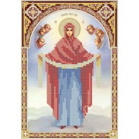 R-0060 Покрова Пресвятої Богородиці А5. Схема для вишивки бісером