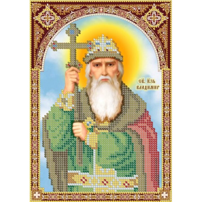 R-0087 Святий князь Володимир. Схема для вишивки бісером