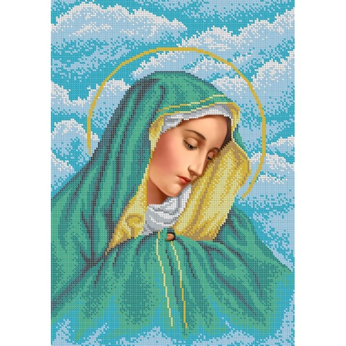 R-0094 Свята Марія А3. Схема для вишивки бісером
