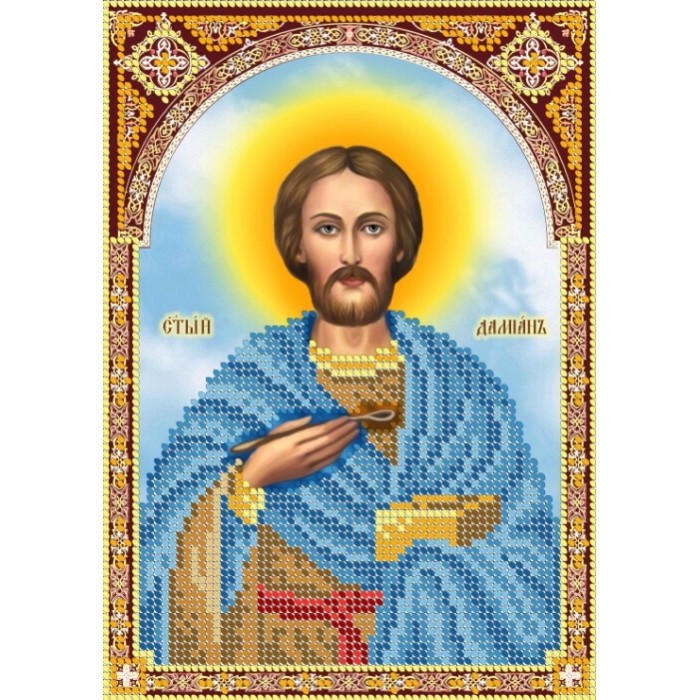 R-0113 Святий Дем'ян. Схема для вишивки бісером