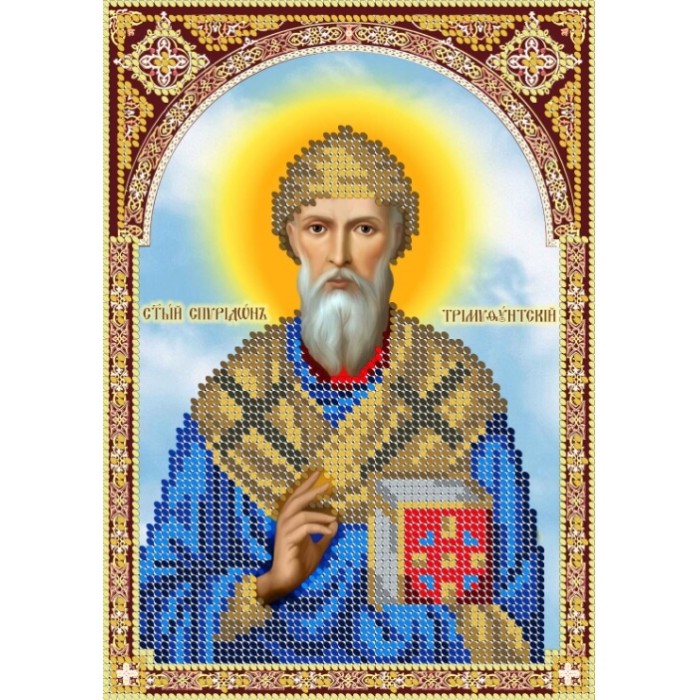R-0114 Святий Спиридон Тримифунтський. Схема для вишивки бісером