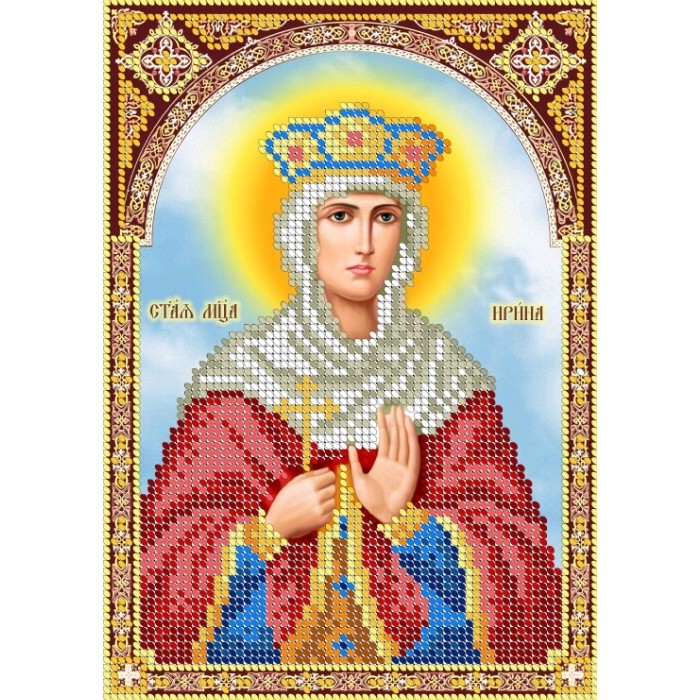 R-0117 Свята мучениця Ірина. Схема для вишивки бісером