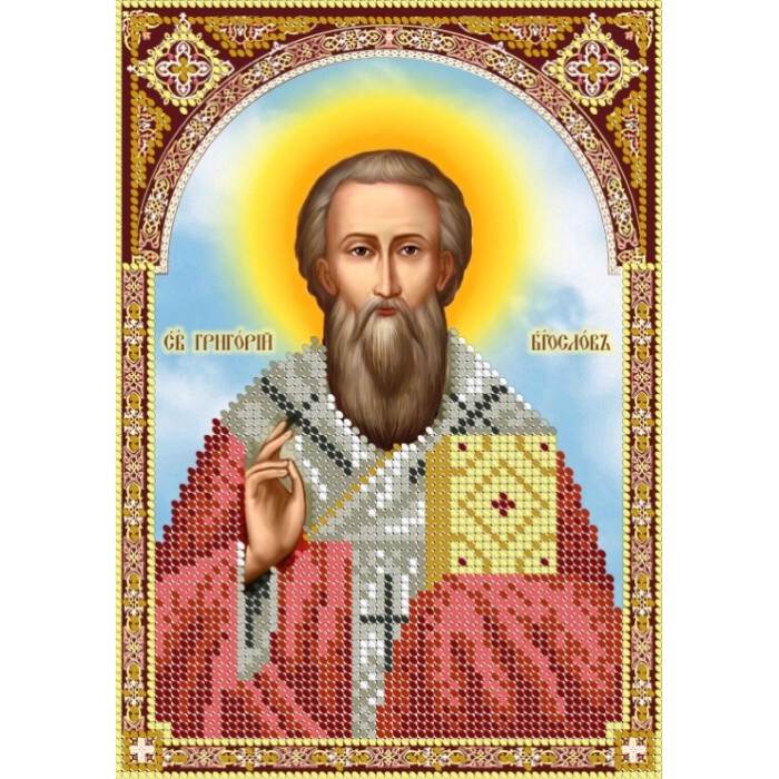 R-0121 Святий Григорій Богослов. Схема для вишивки бісером