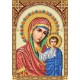 R-0130 Богородиця Казанська А4. Схема для вишивки бісером
